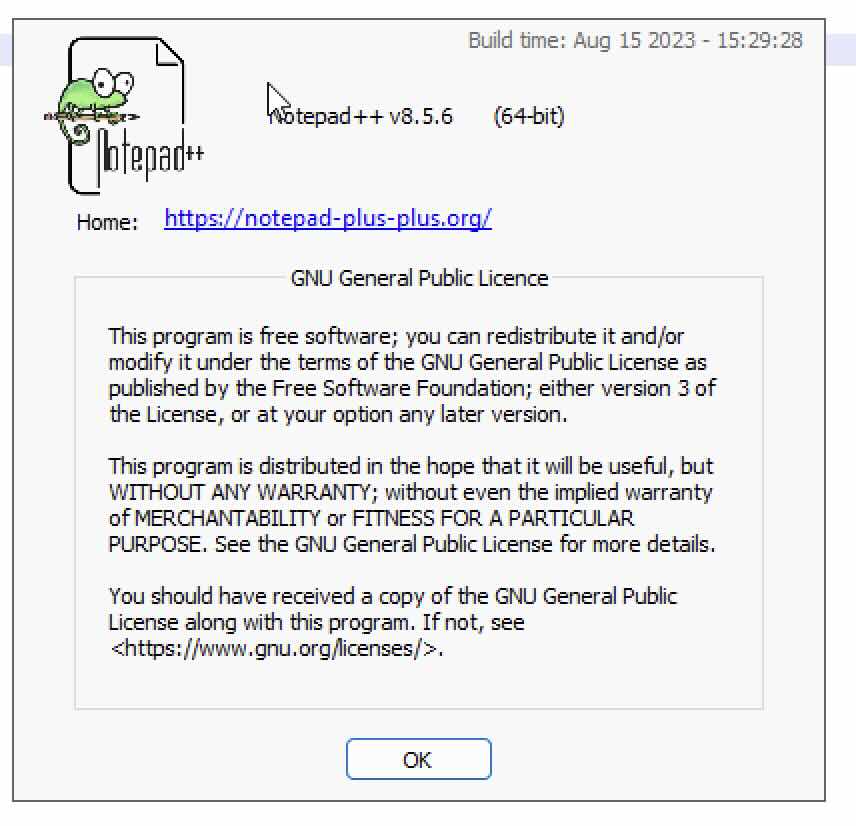 Know Notepad++ version 32 or 64-bit